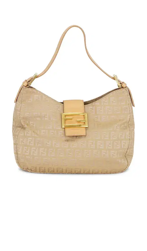 FWRD Renew Fendi Zucchino Hobo Bag