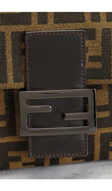 FWRD Renew Fendi Zucca Mama Baguette Shoulder Bag | Thumbnail 6
