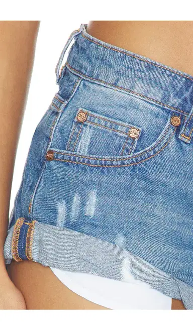 One Teaspoon Pacifica Bandit Low Waist Denim Short | Thumbnail 7 One Teaspoon Pacifica Bandit Low Waist Denim Short | Thumbnail 7