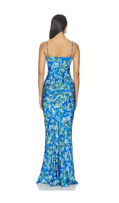 Saloni Renee Long Dress | Thumbnail 3