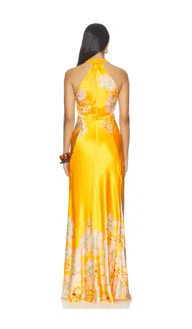 Saloni Cozette Long Dress | Thumbnail 3 Saloni Cozette Long Dress | Thumbnail 3