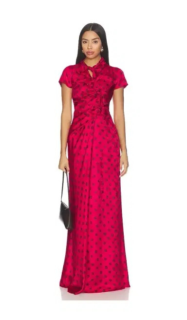 Saloni Kelly Long Dress | Thumbnail 1