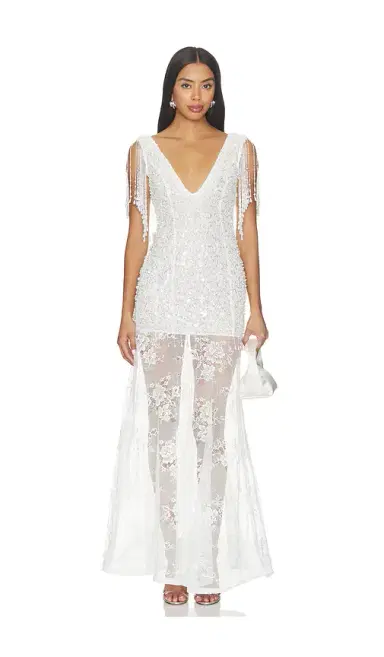 LA FUORI Lacey White Glow Dress | Thumbnail 1 LA FUORI Lacey White Glow Dress | Thumbnail 1