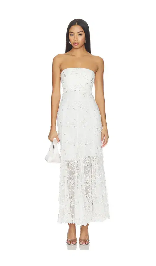 LA FUORI Ballet Rose Midi Dress