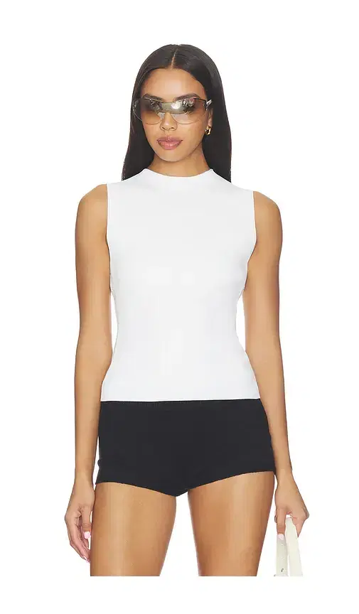 Alexander Wang Tank With Logo Track Stripe