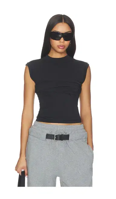 Alexander Wang Twisted Bust Layered Tank | Thumbnail 1