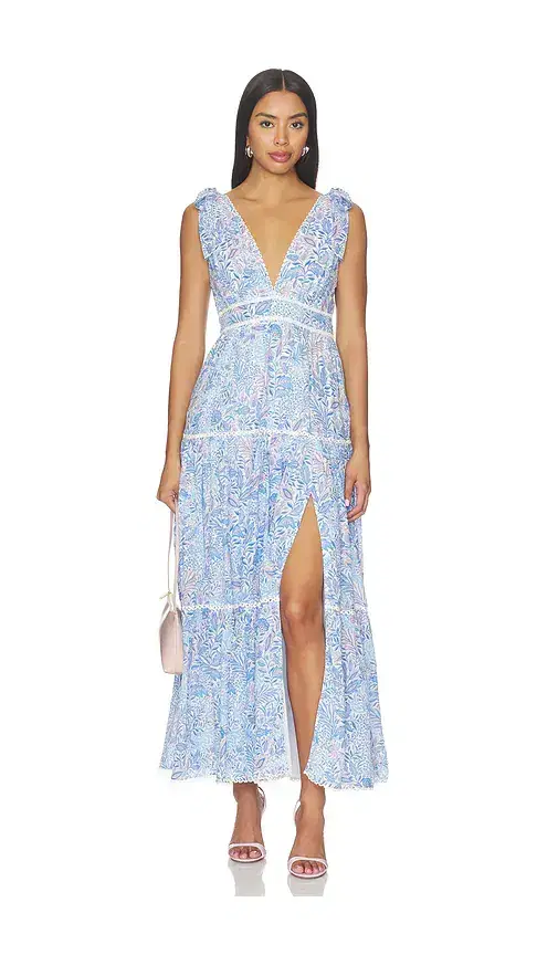 Poupette St Barth Perla Long Dress