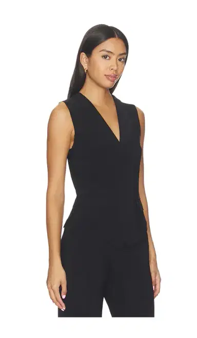 Norma Kamali Vest With Lapel | Thumbnail 2 Norma Kamali Vest With Lapel | Thumbnail 2
