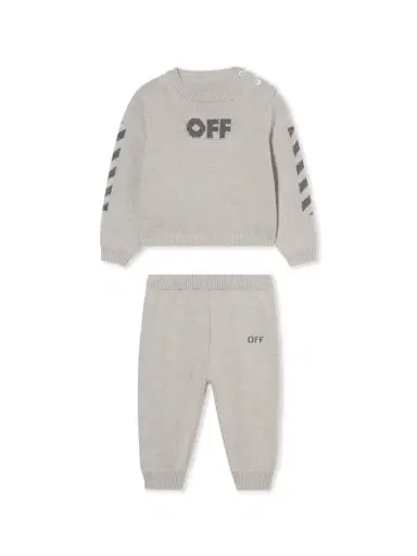Off-White Diagonal Logo Knit Set | Thumbnail 2