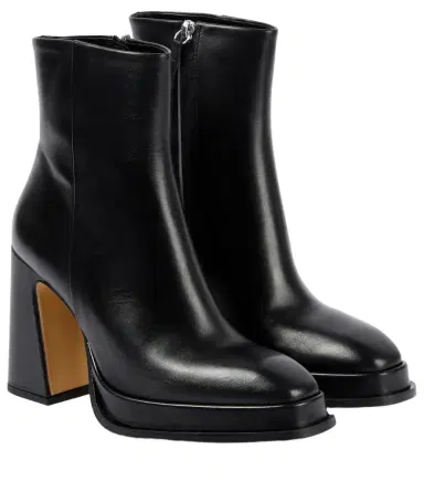 Souliers Martinez Nova Chueca leather ankle boots | Thumbnail 1