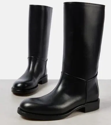 The Row Nobilis leather knee-high boots | Thumbnail 3