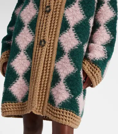 La DoubleJ Crochet wool-blend cardigan | Thumbnail 4