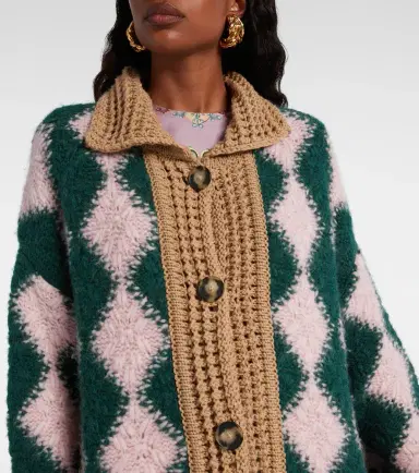 La DoubleJ Crochet wool-blend cardigan | Thumbnail 5