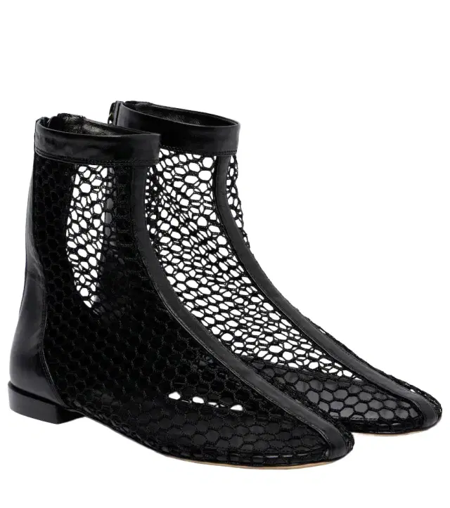 Souliers Martinez Maxima mesh ankle boots