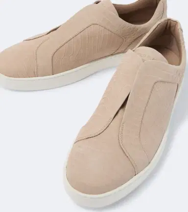 Manolo Blahnik Agilio croc-effect leather slip-on sneakers | Thumbnail 4