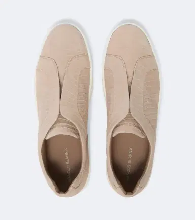 Manolo Blahnik Agilio croc-effect leather slip-on sneakers | Thumbnail 5