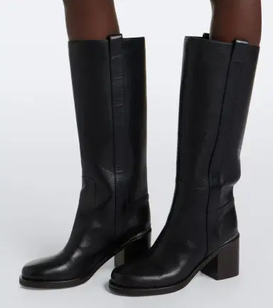 Brunello Cucinelli Monili leather knee-high boots | Thumbnail 6