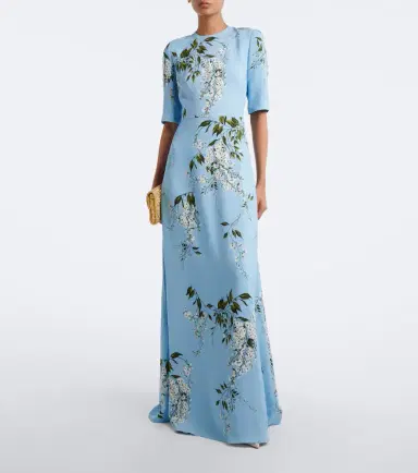 MONIQUE LHUILLIER Floral maxi dress | Thumbnail 3