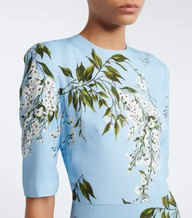MONIQUE LHUILLIER Floral maxi dress | Thumbnail 4