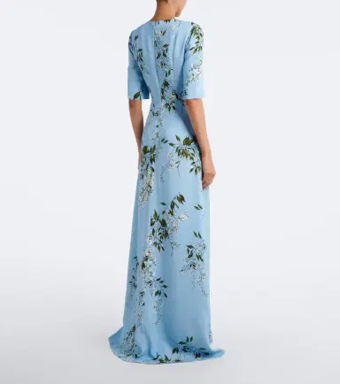 MONIQUE LHUILLIER Floral maxi dress | Thumbnail 5