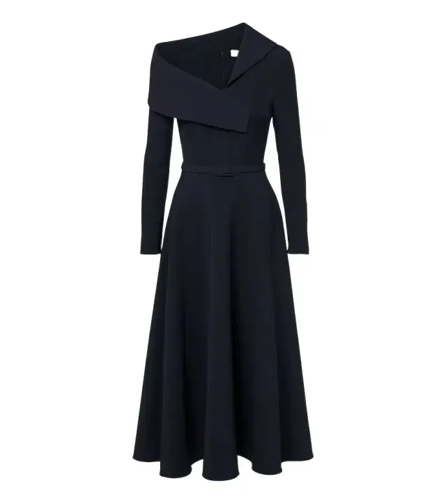Safiyaa Asymmetric crêpe cocktail dress
