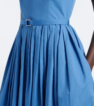 Emilia Wickstead Eglantine belted cotton poplin midi dress | Thumbnail 3