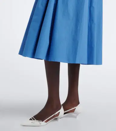 Emilia Wickstead Eglantine belted cotton poplin midi dress | Thumbnail 4