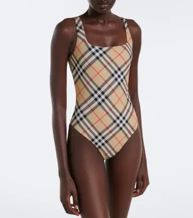 Burberry Check swimsuit | Thumbnail 4 Burberry Check swimsuit | Thumbnail 4