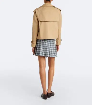Burberry Check pleated miniskirt | Thumbnail 3