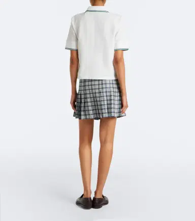 Burberry Check pleated miniskirt | Thumbnail 4