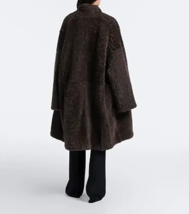 Tom Ford Leather-trimmed reversible cashmere coat | Thumbnail 4