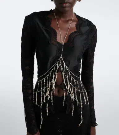 Rabanne Beaded body chain | Thumbnail 2