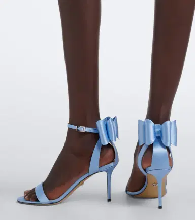 Mach & Mach Le Cadeau bow-detail satin sandals | Thumbnail 5 Mach & Mach Le Cadeau bow-detail satin sandals | Thumbnail 5