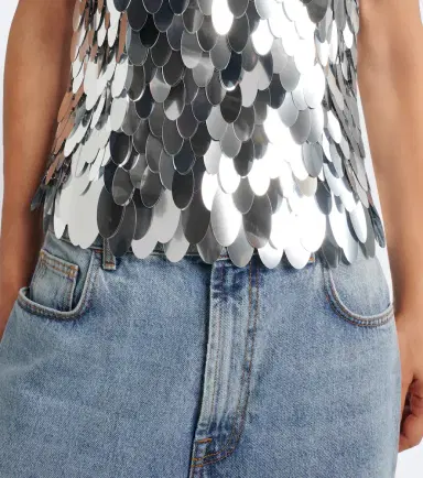 Rabanne Sequin-embellished top | Thumbnail 2