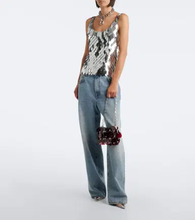 Rabanne Sequin-embellished top | Thumbnail 5