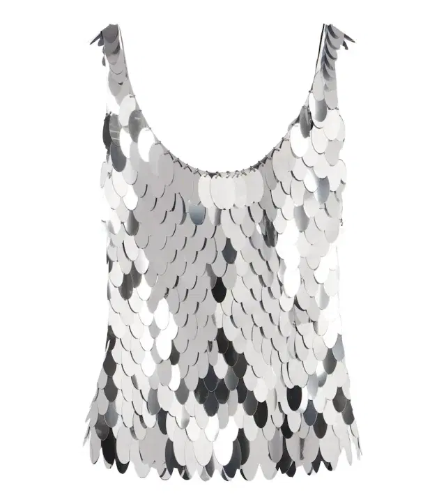 Rabanne Sequin-embellished top