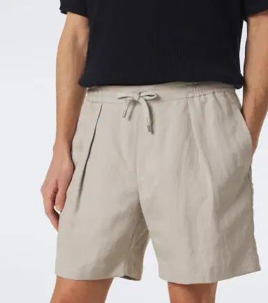 Ralph Lauren Purple Label Silk and linen shorts | Thumbnail 4 Ralph Lauren Purple Label Silk and linen shorts | Thumbnail 4