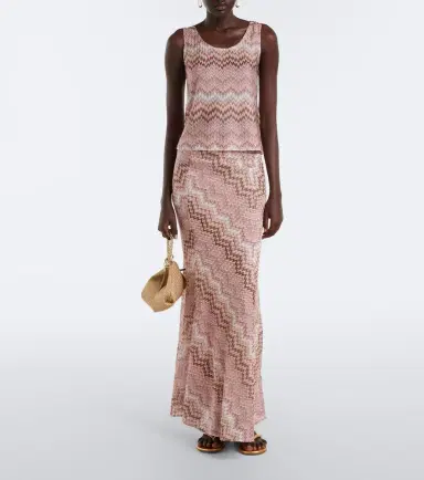 Missoni Zigzag knitted maxi skirt | Thumbnail 2