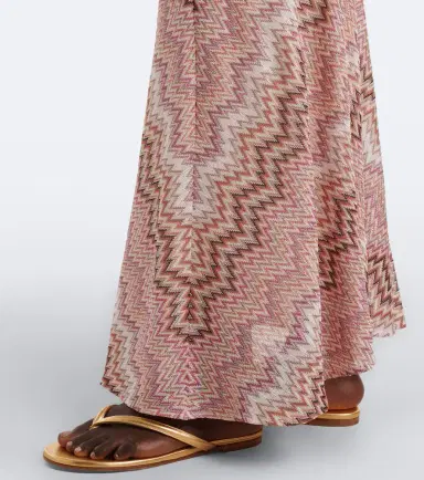 Missoni Zigzag knitted maxi skirt | Thumbnail 5