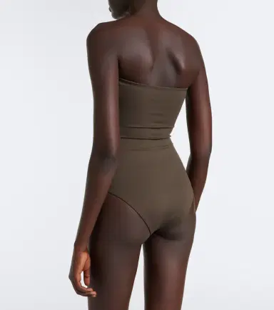 Magda Butrym Floral-appliqué gathered swimsuit | Thumbnail 5 Magda Butrym Floral-appliqué gathered swimsuit | Thumbnail 5