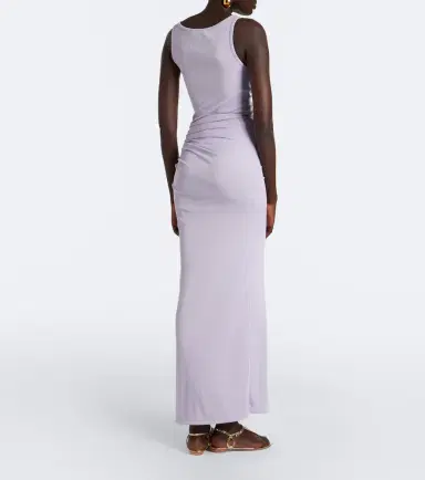 Christopher Esber Spiral Beach Glass ribbed-knit jersey maxi skirt | Thumbnail 5