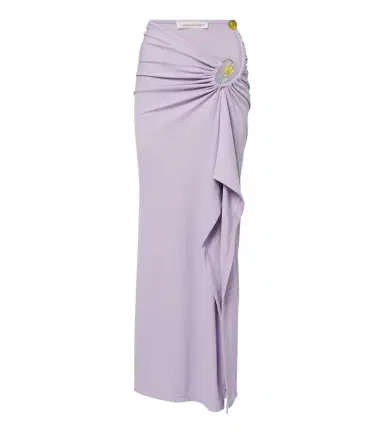 Christopher Esber Spiral Beach Glass ribbed-knit jersey maxi skirt | Thumbnail 1