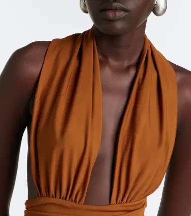 Christopher Esber Scarf halterneck jersey top | Thumbnail 5