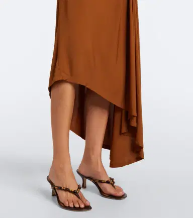 Christopher Esber Veer Spiral Crystal draped midi dress | Thumbnail 3