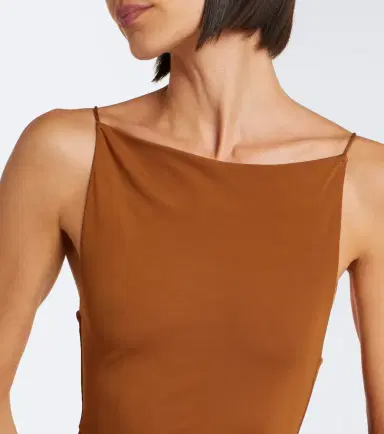 Christopher Esber Veer Spiral Crystal draped midi dress | Thumbnail 6