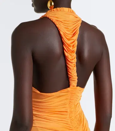 Christopher Esber Orion ruched halterneck gown | Thumbnail 5