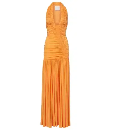 Christopher Esber Orion ruched halterneck gown | Thumbnail 1