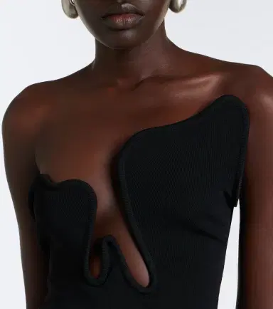 Christopher Esber Salacia ribbed-knit jersey top | Thumbnail 3 Christopher Esber Salacia ribbed-knit jersey top | Thumbnail 3