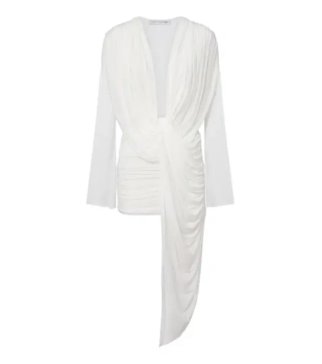 Christopher Esber Ripple draped asymmetric minidress