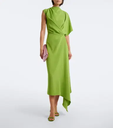 Roksanda Elva asymmetric crêpe midi dress | Thumbnail 5